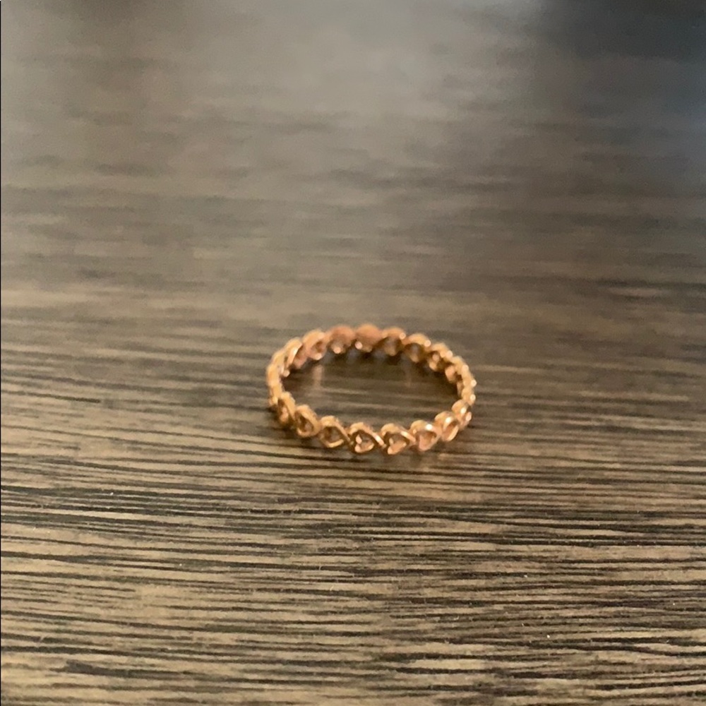 Pandora linked hearts ring